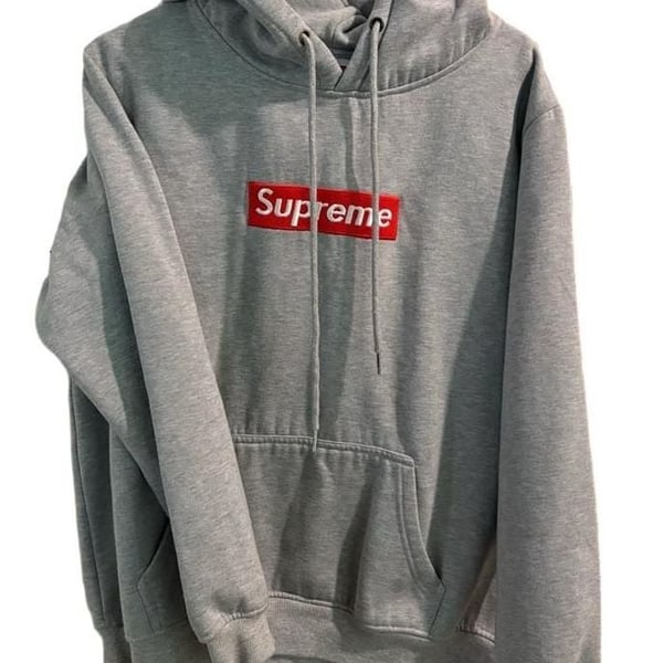 Supreme Box Logo Pullover Hoodie Heather Grey
Women XXL = men’s large