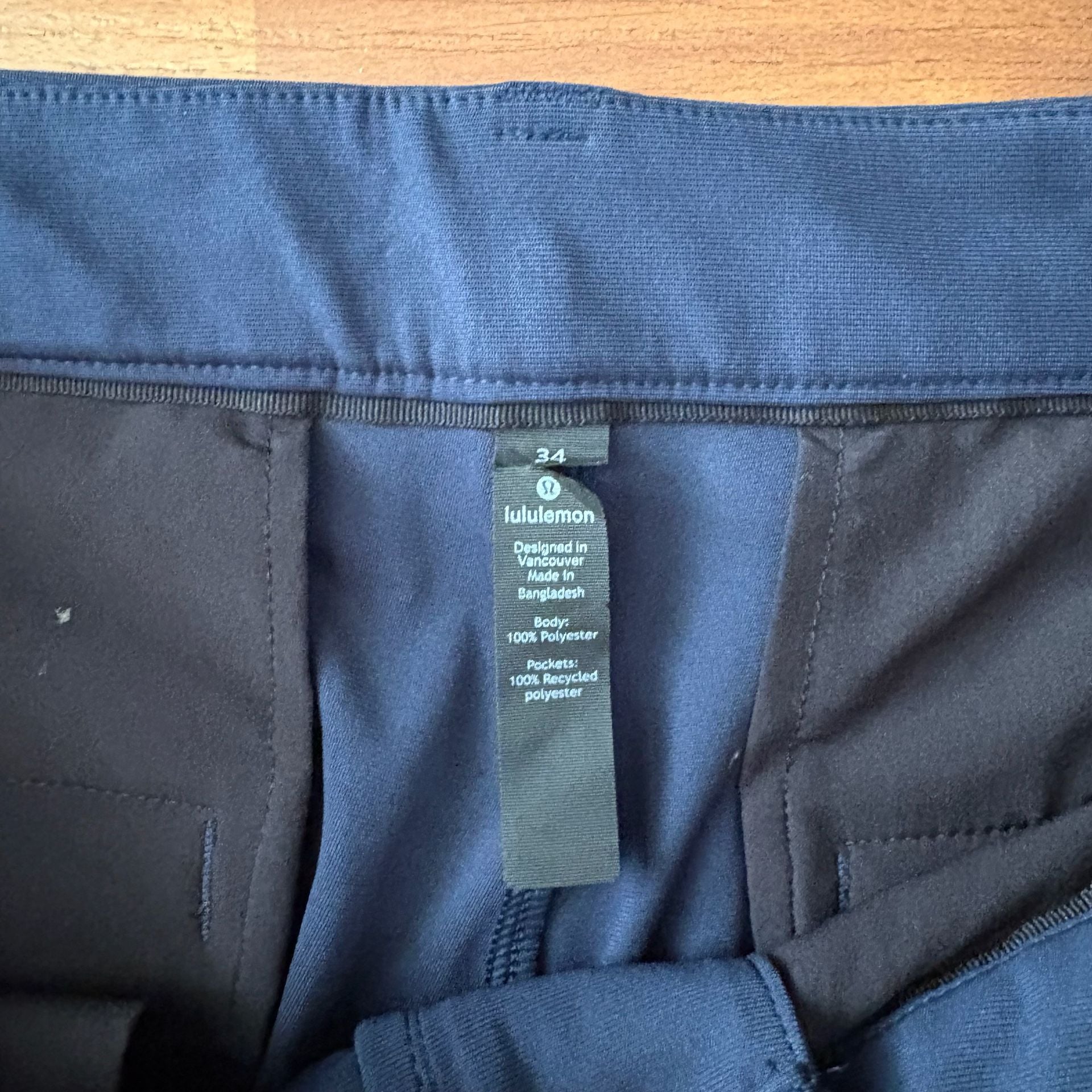Lululemon Pants Size 34x32 Navy 4