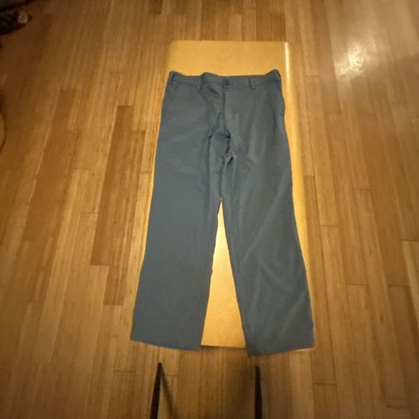 Adidas Golf Pants Size 36x30 Grey Performance Trousers