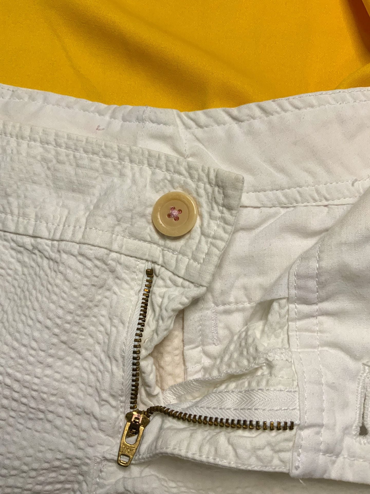 Lilly Pulitzer Seersucker Scalloped Women’s Shorts Size 6 White 6