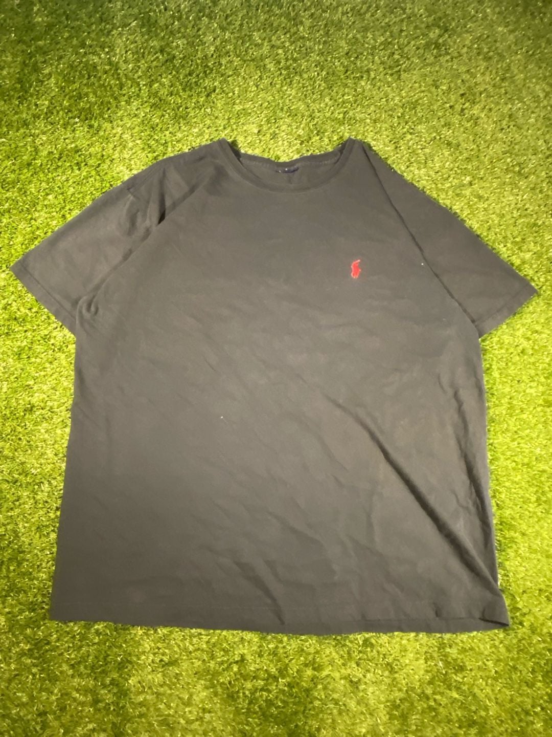 Polo Ralph Lauren Classic Fit T-Shirt Black Red Pony Logo 2