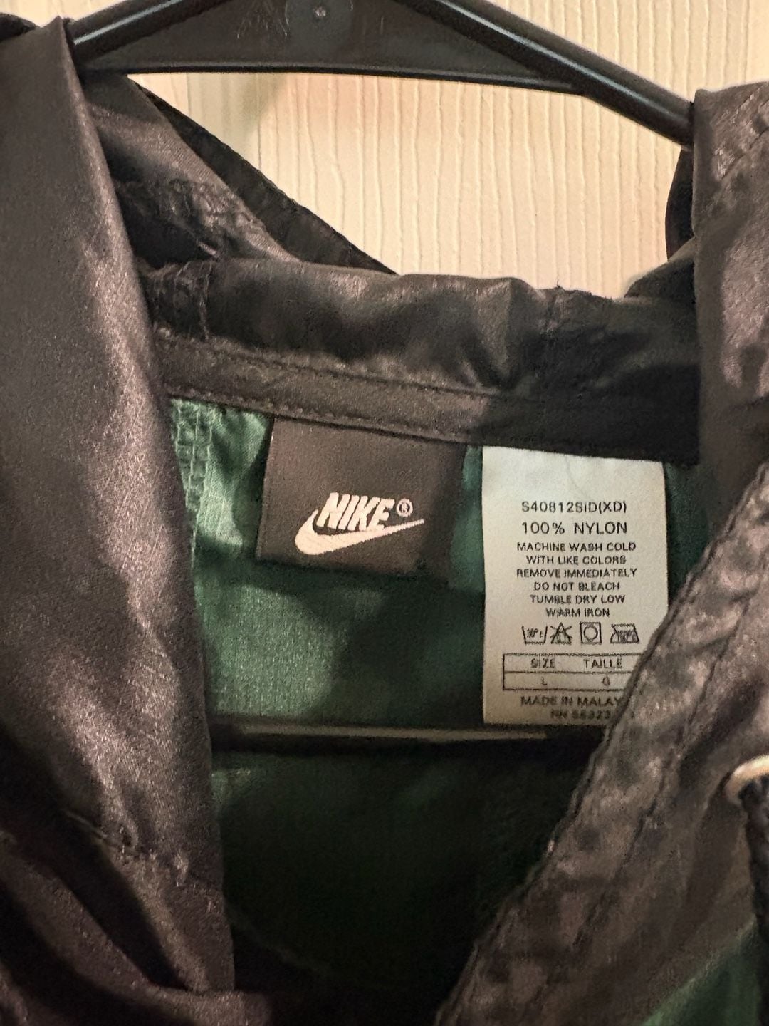 Nike Vintage Anorak Windbreaker Jacket Green Blue Black 8