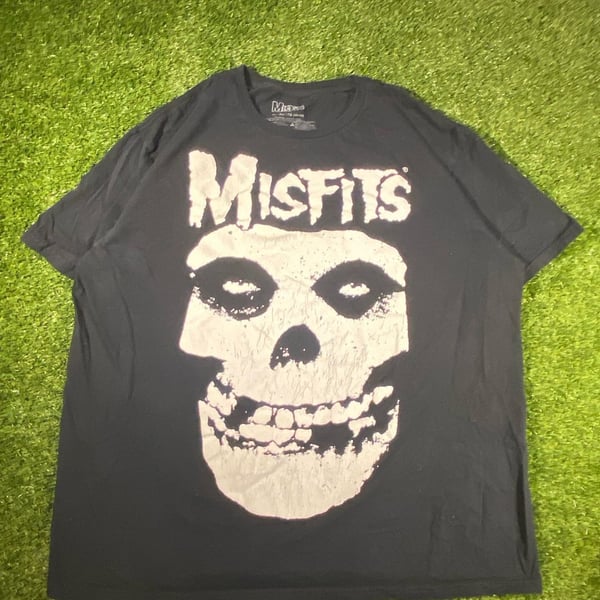 Misfits Crimson Ghost T-Shirt Size XL Black Skull Fiend Logo