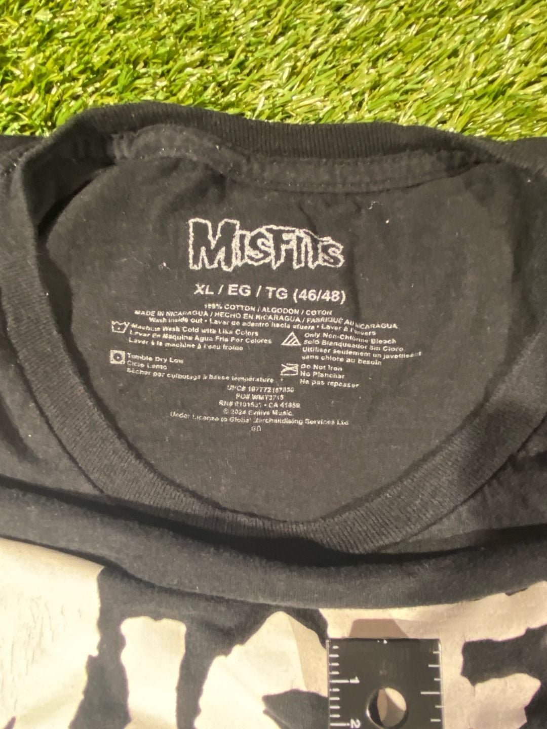 Misfits Crimson Ghost T-Shirt Size XL Black Skull Fiend Logo 4