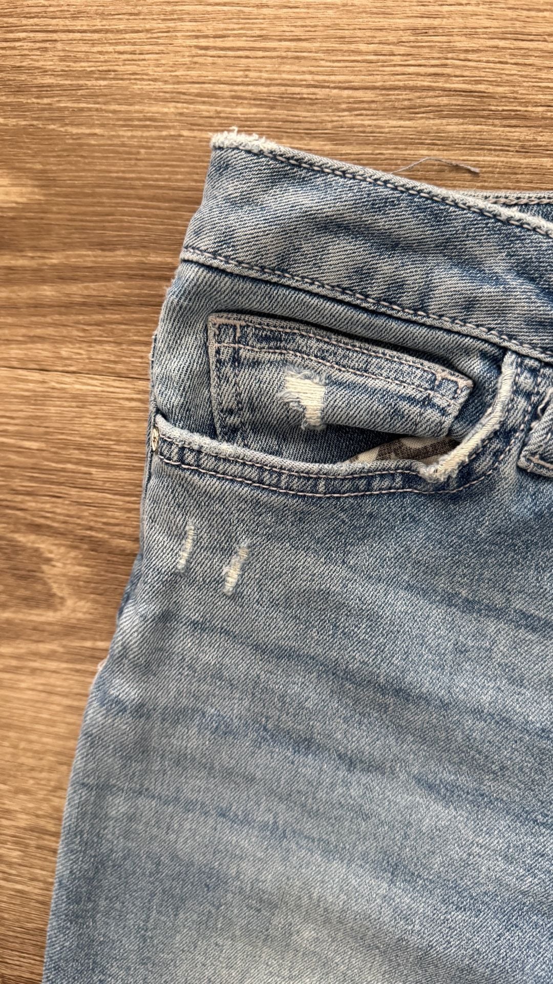 Sam Edelman The Mary Jane Boyfriend Jeans Size 29 Distressed Straight 7