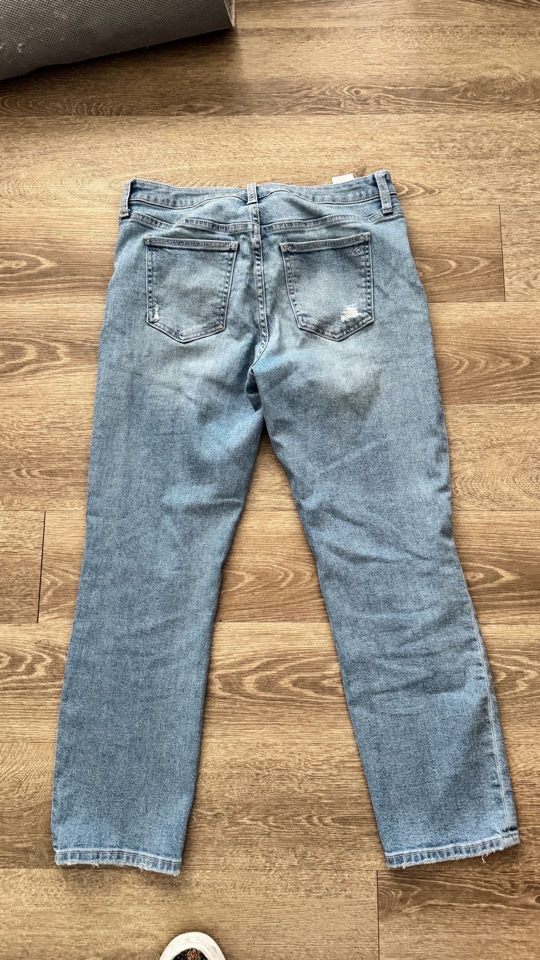 Sam Edelman The Mary Jane Boyfriend Jeans Size 29 Distressed Straight 8
