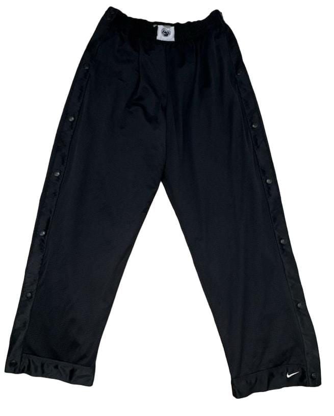 VTG Nike Basketball Tearaway Reversible Snap Pants Black Mesh 2