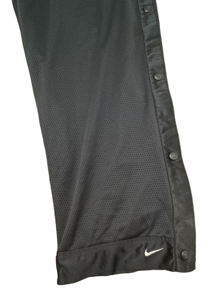 VTG Nike Basketball Tearaway Reversible Snap Pants Black Mesh 3