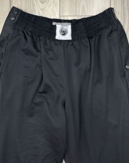 VTG Nike Basketball Tearaway Reversible Snap Pants Black Mesh 4