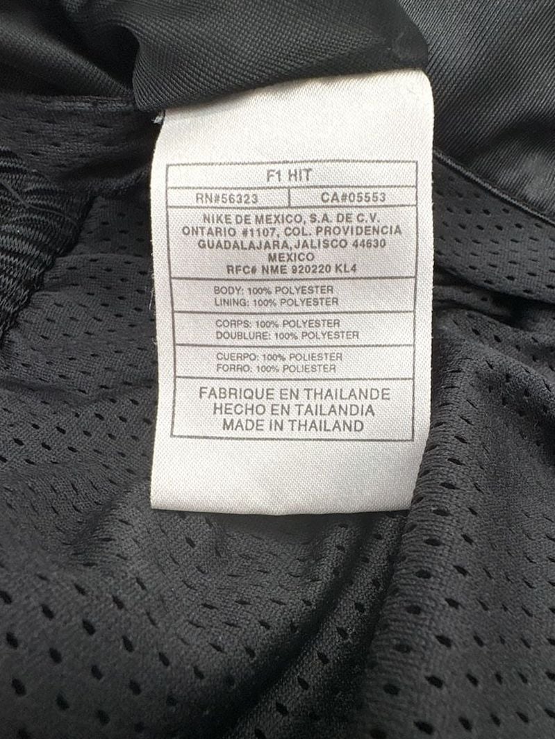 VTG Nike Basketball Tearaway Reversible Snap Pants Black Mesh 6