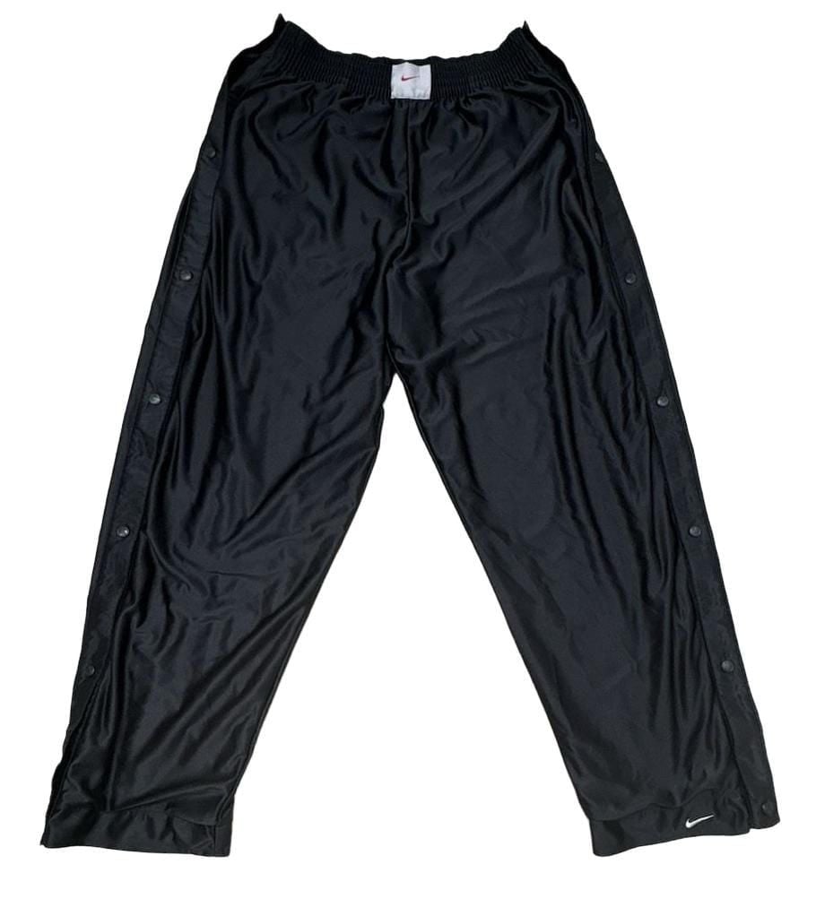 VTG Nike Basketball Tearaway Reversible Snap Pants Black Mesh 7