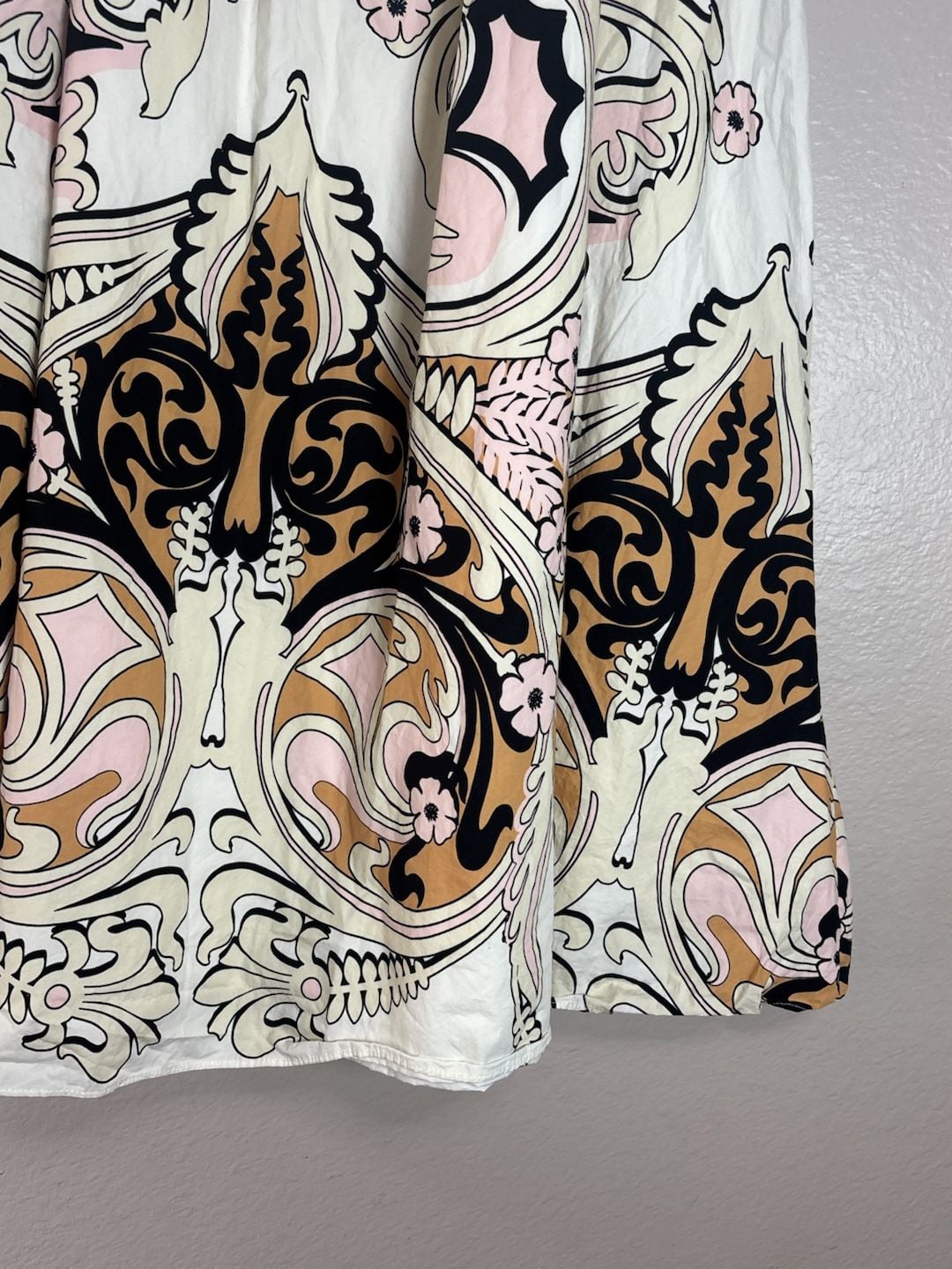Gibson Latimer Midi Skirt Boho Paisley Floral Print Sz 16 10