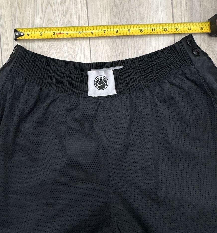 VTG Nike Basketball Tearaway Reversible Snap Pants Black Mesh 9