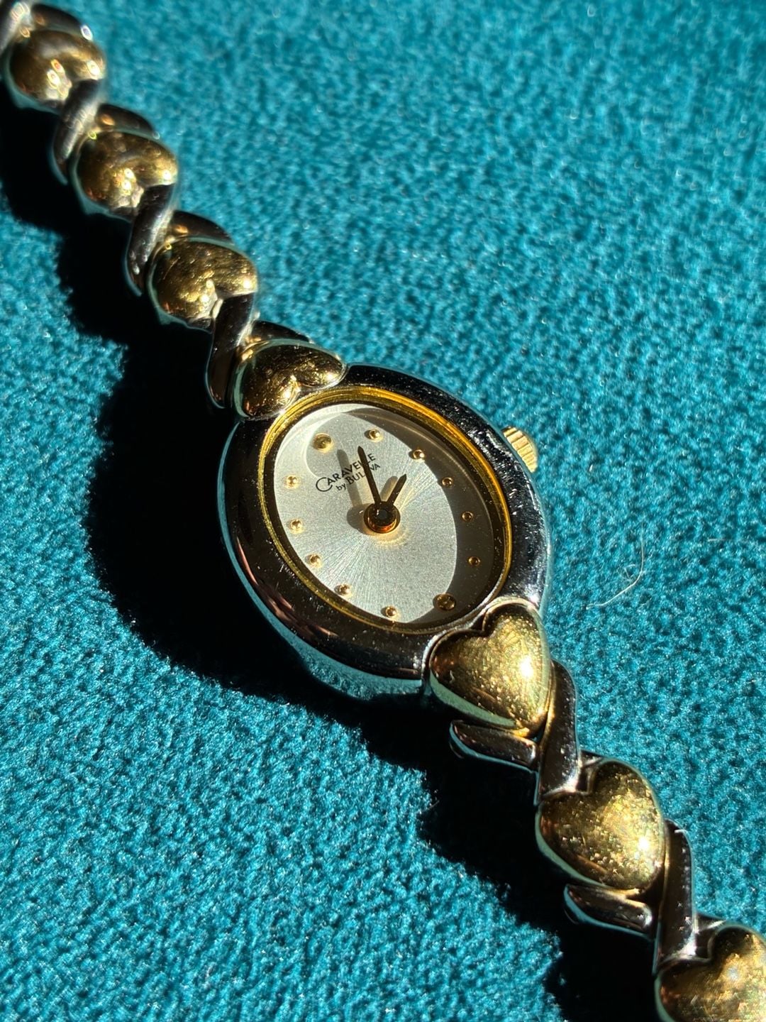 Caravelle By Bulova Two-Tone Heart Watch 3