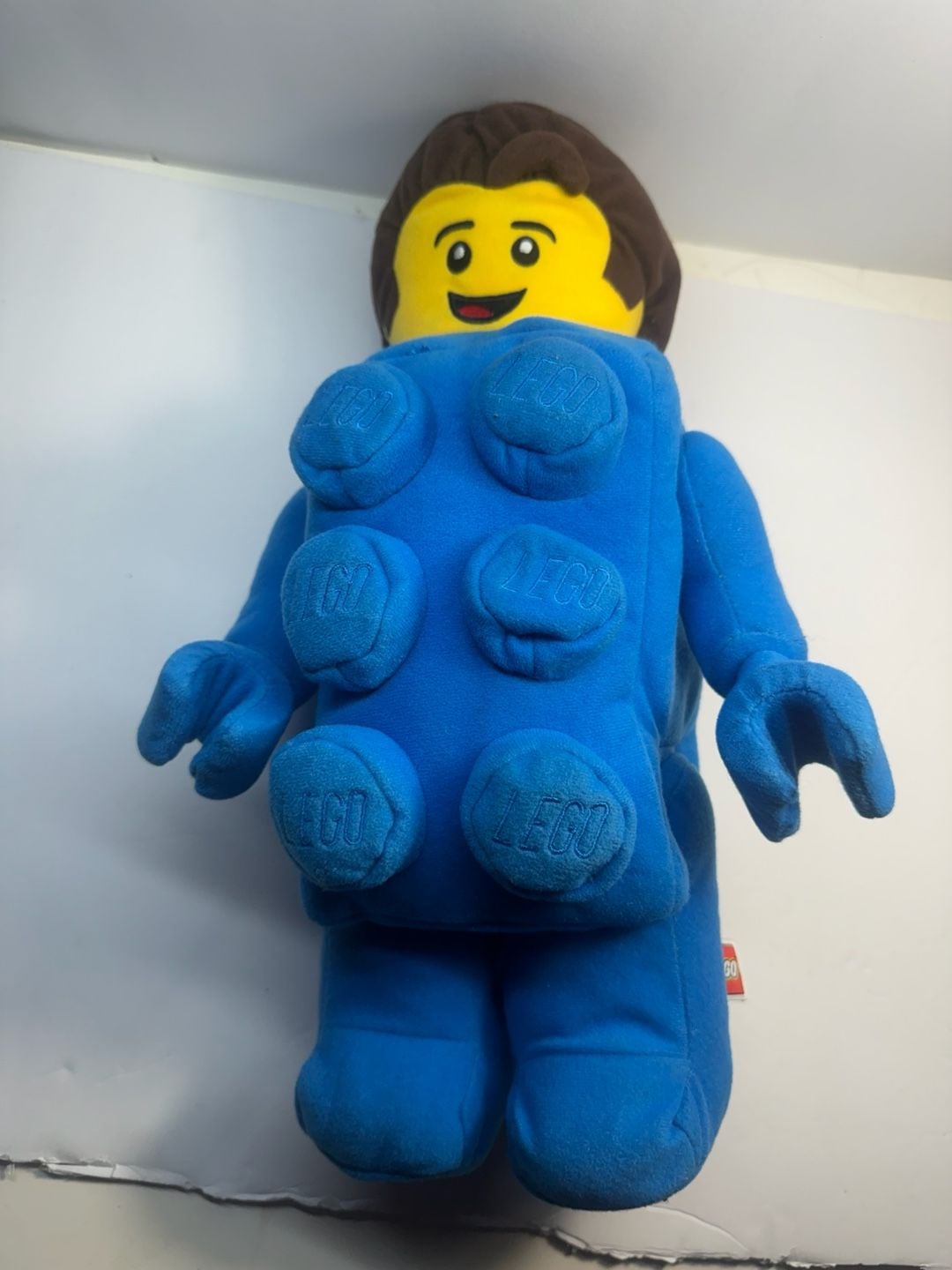 LEGO Minifigure Brick Suit Guy Blue Plush 1