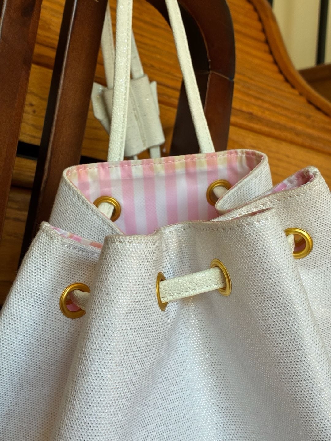 Juicy Couture Drawstring Bucket Backpack Bag 4