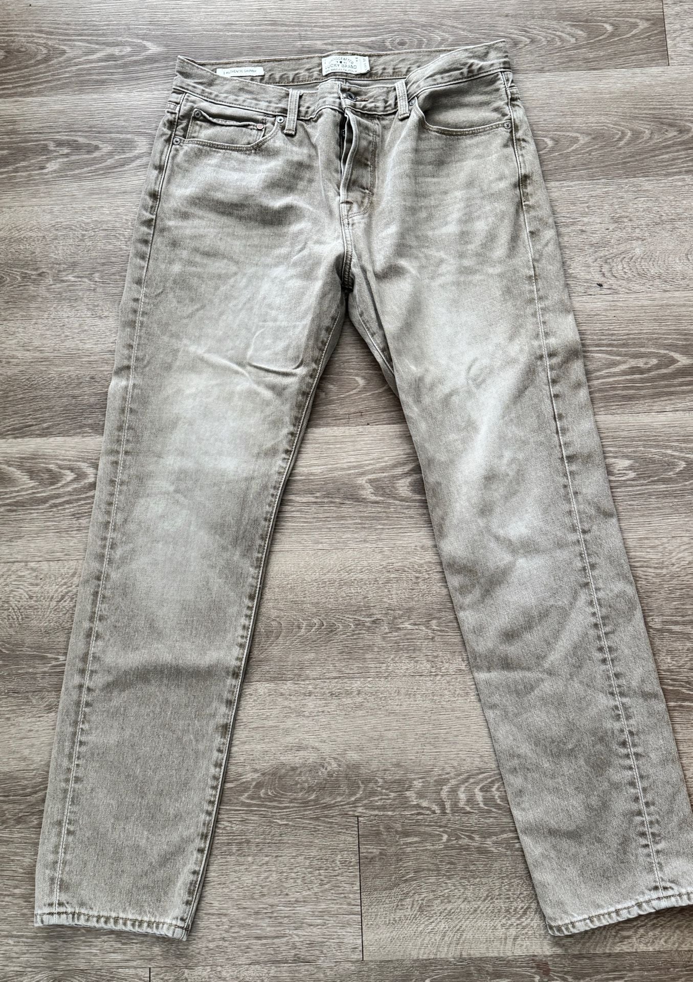 Lucky Brand Jeans Beige Denim 8
