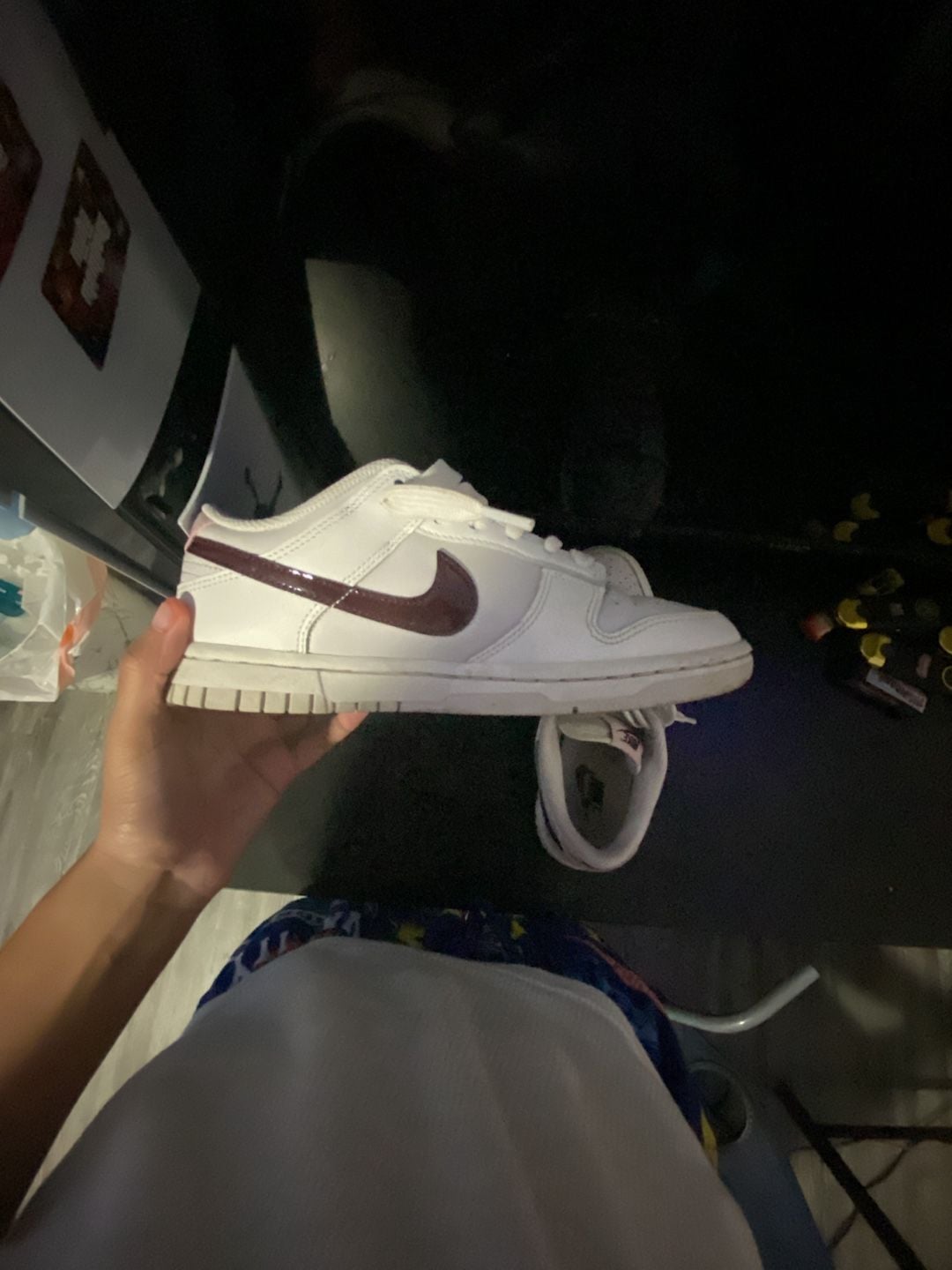 Nike Dunk Low Plum Chalk White Sneakers 2