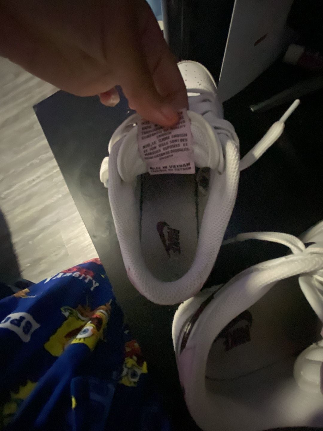 Nike Dunk Low Plum Chalk White Sneakers 4