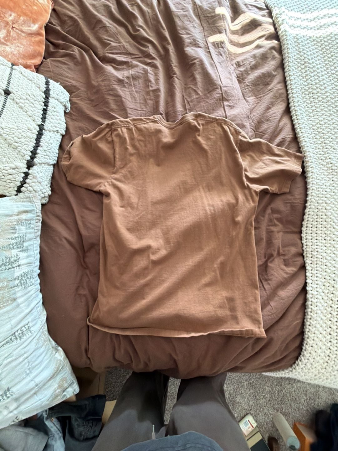 Supreme Experientia Tee Size L Brown Cotton Short Sleeve T-Shirt 6