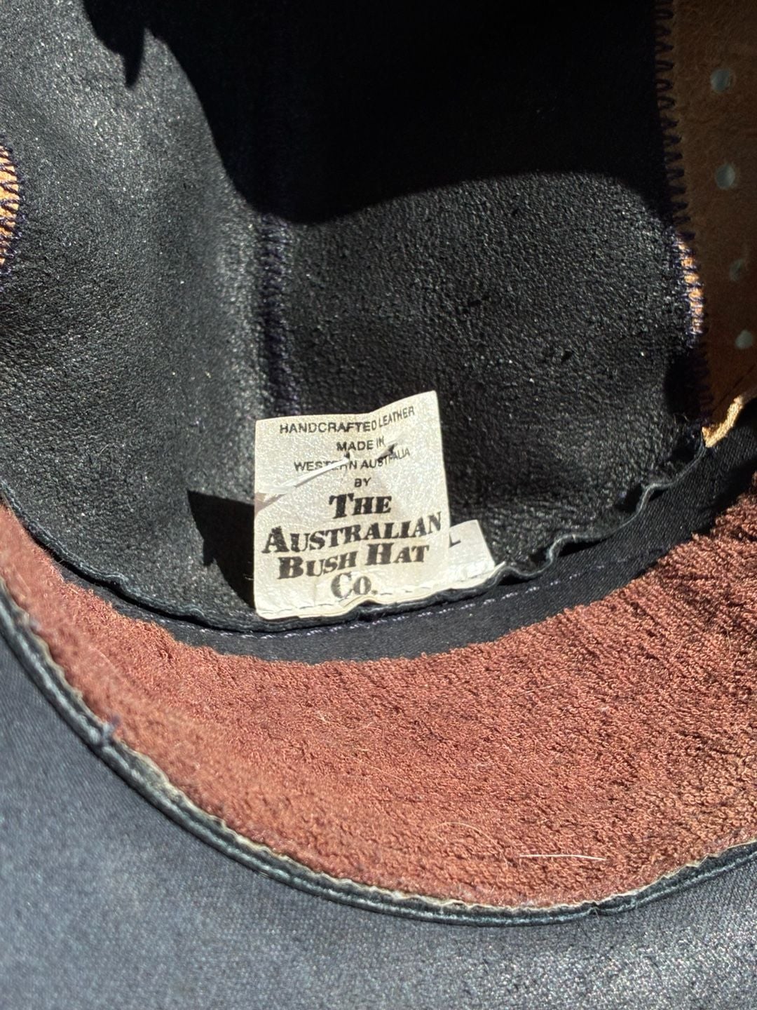The Australian Bush Hat Co. Suede Hat Size L 5