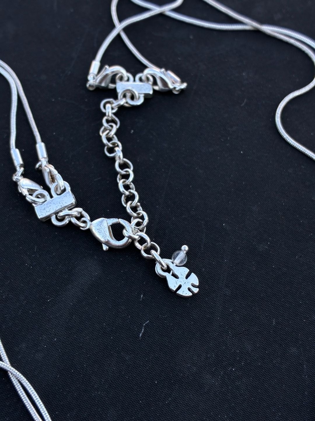 Lucky Brand Double Strand Necklace Turquoise Stone 3