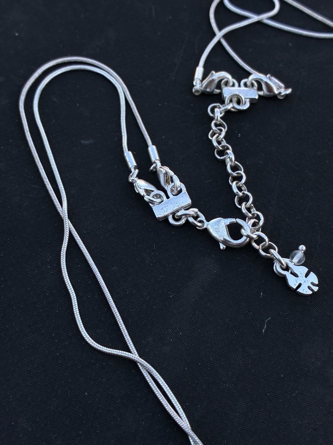 Lucky Brand Double Strand Necklace Turquoise Stone 4
