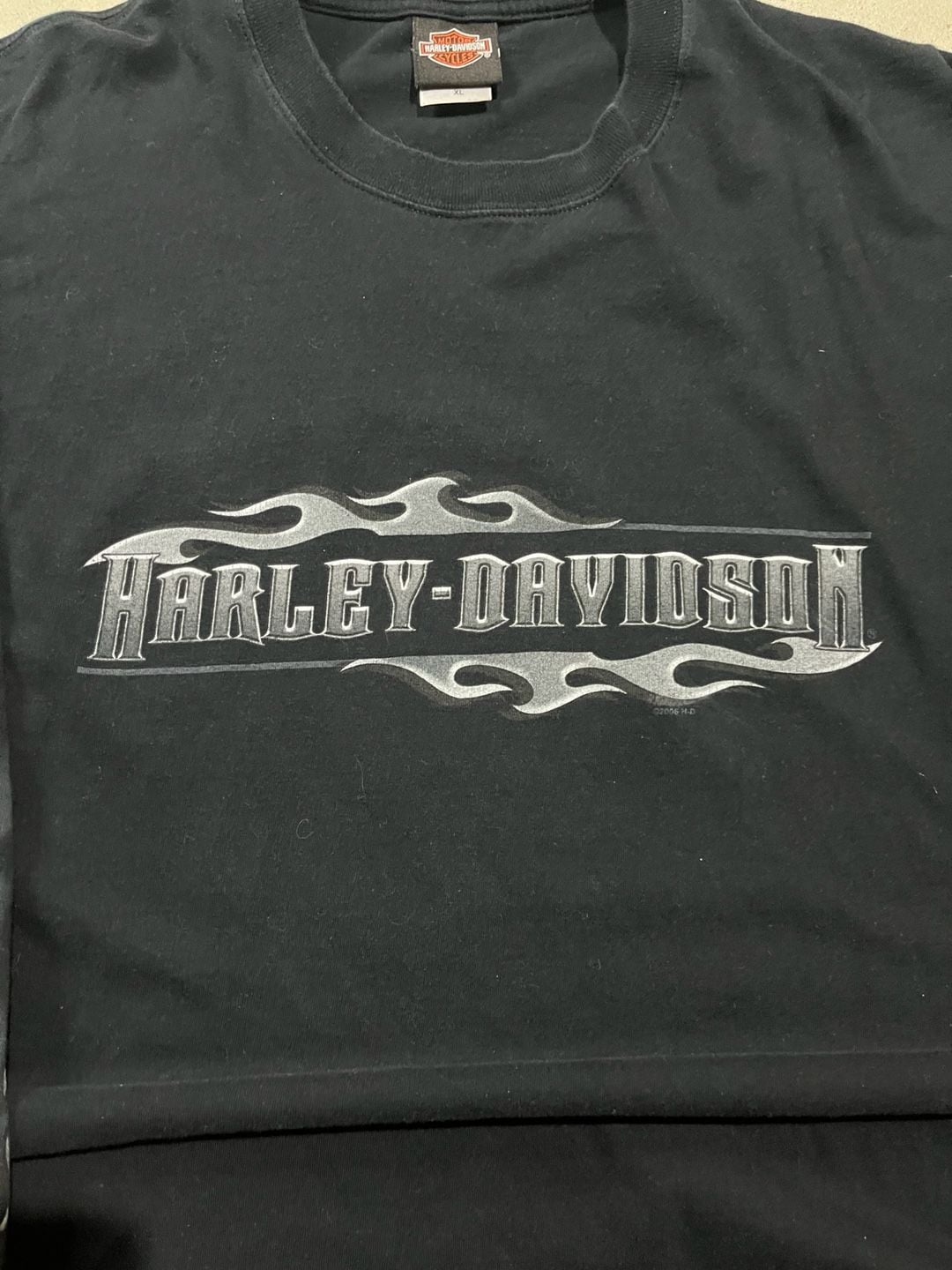 Crazy flame sleeve hit Harley Davidson Long Sleeve 4