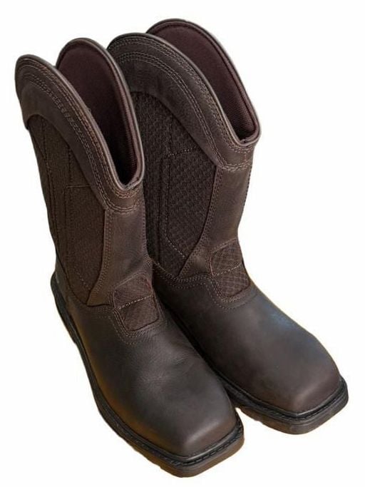 Herman Survivors Granite Steel Toe Work Boots Size 8 Brown Leather 3