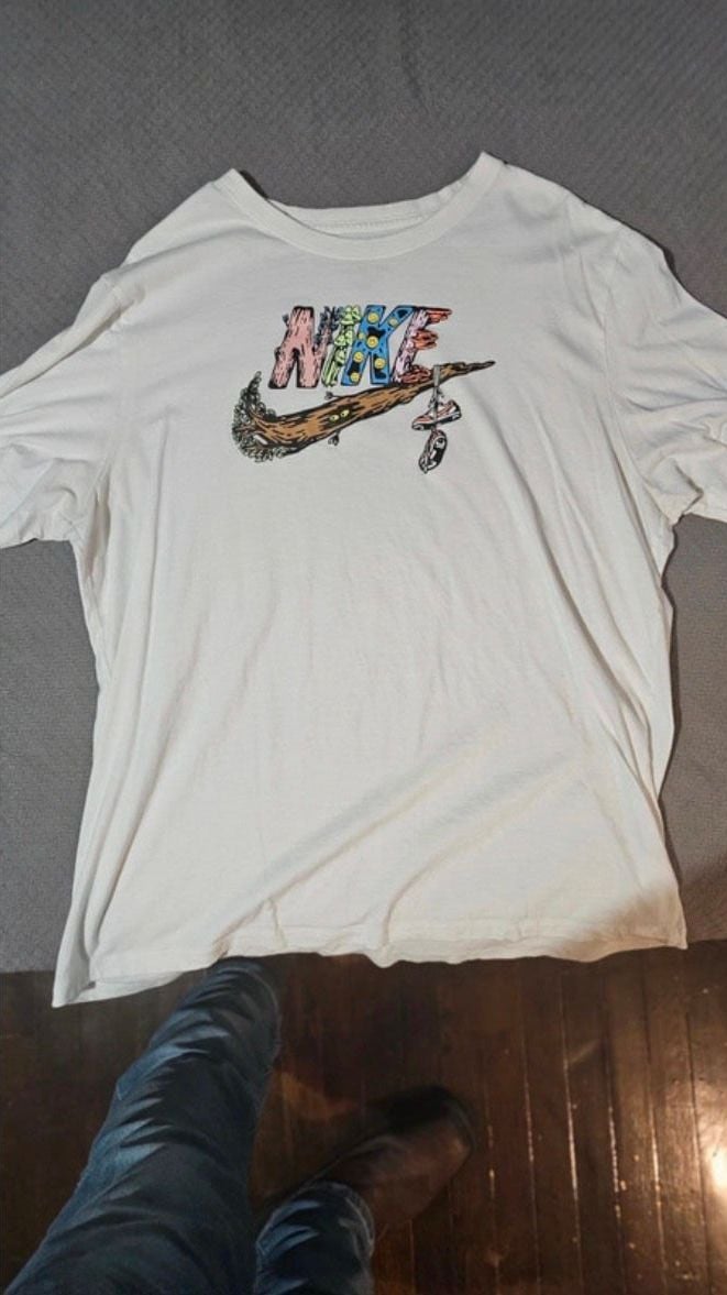 Nike The Nike Tee Fantasy Futura Graphic T-Shirt Size XL White 2