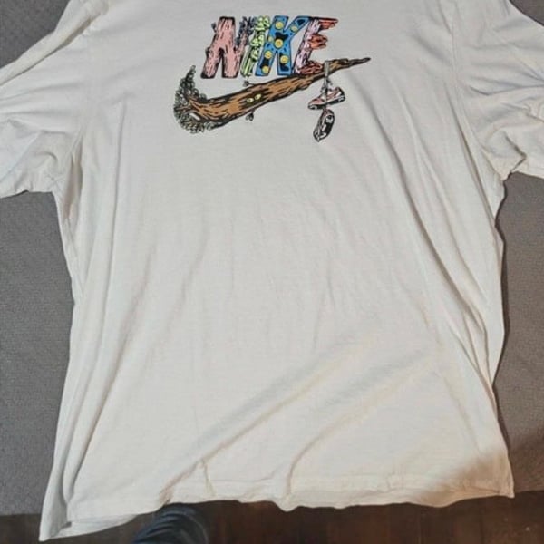 Nike The Nike Tee Fantasy Futura Graphic T-Shirt Size XL White