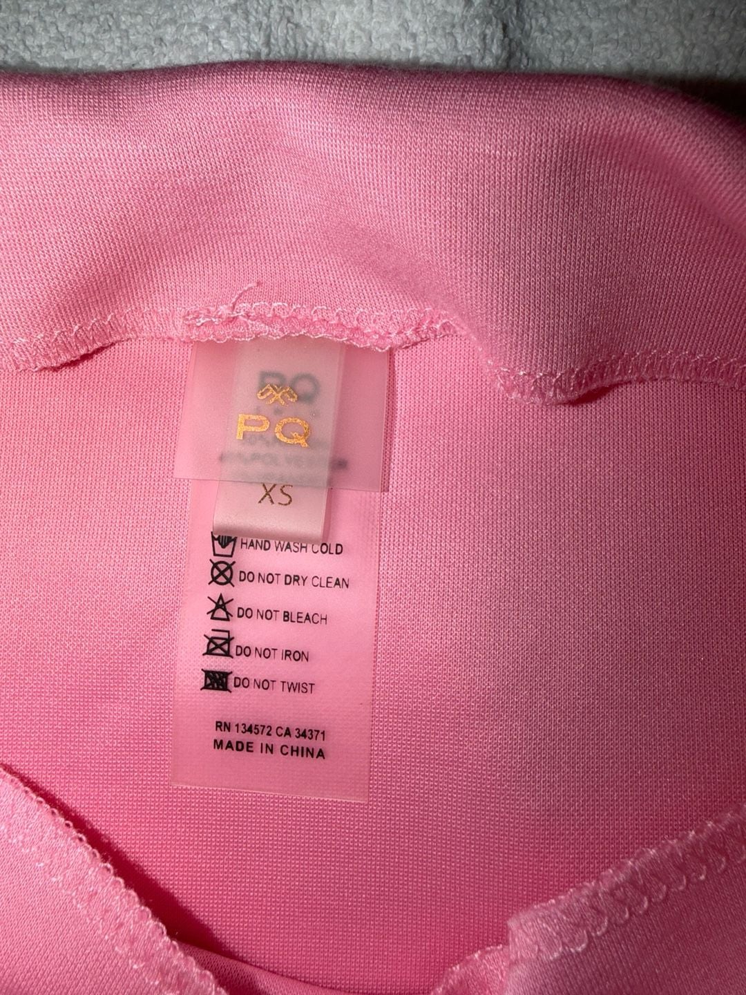 PQ Swim Mock Neck Pullover and Shorts Set XS / S Pink 4