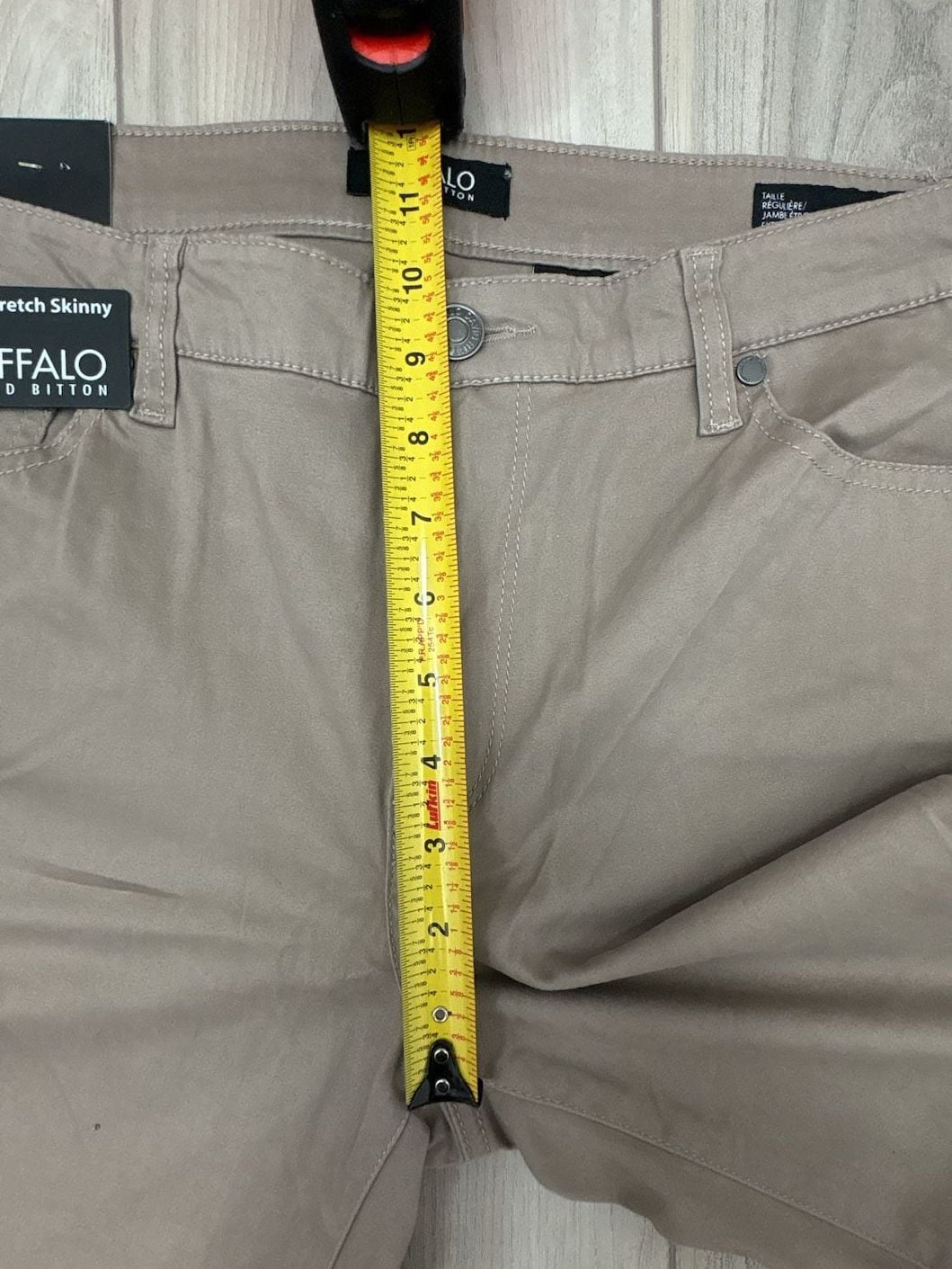 Buffalo David Bitton Hope Stretch Skinny Pants Size 12/32 Khaki NWT 8