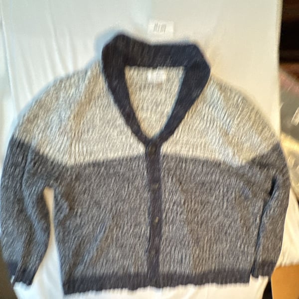 Goodfellow & Co Shawl Collar Cardigan Sweater Size XXL Gray Blue Knit