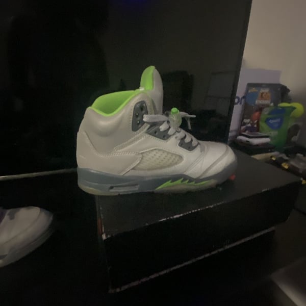 Nike Air Jordan 5 Retro Green Bean Silver Grey 3M