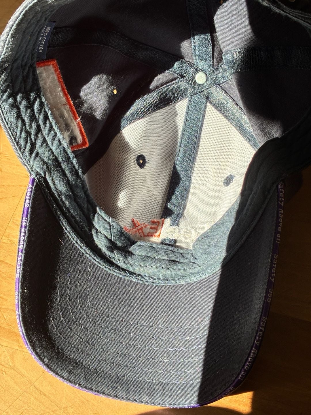 Denny Hamlin #11 FedEx Racing Embroidered Spell Out Legend Strapback Hat Cap 7