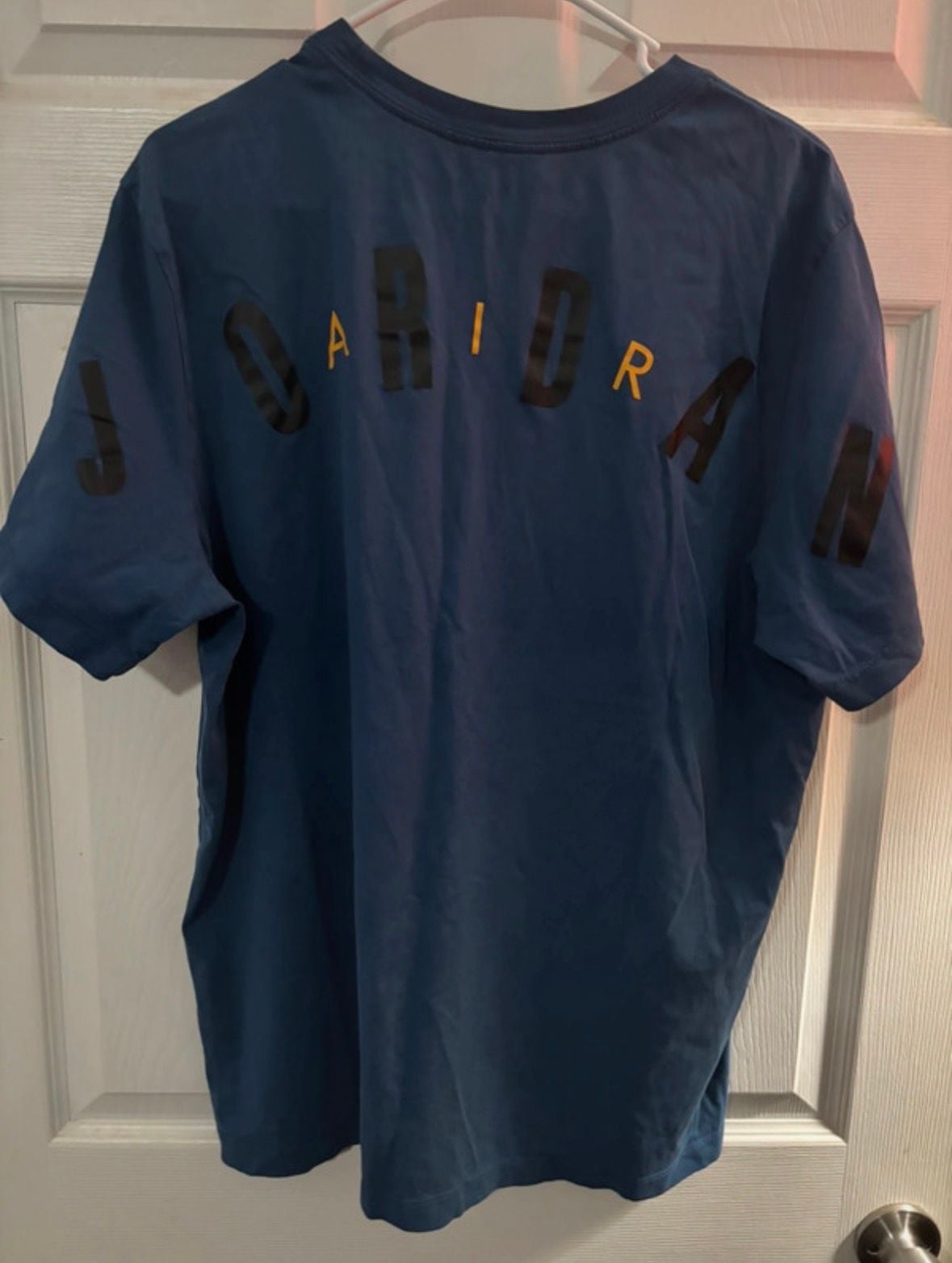 Jordan T-Shirt XL Blue Graphic Logo Tee 3