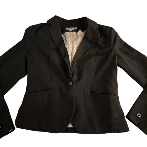 H&M Black Blazer Size 10