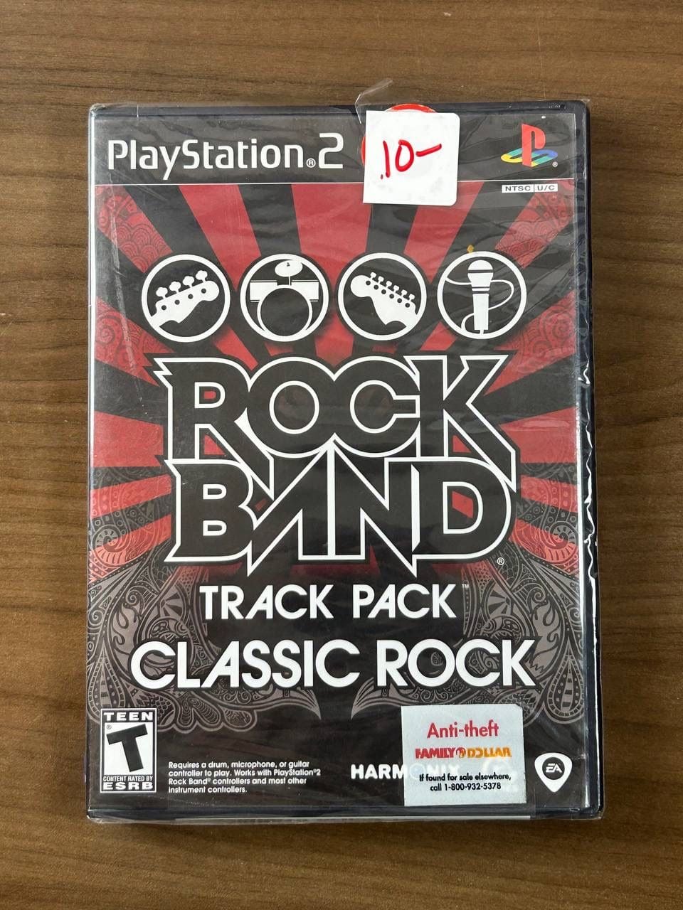 Rock Band Track Pack Classic Rock Sony PlayStation 2 PS2 2009 Sealed New 1
