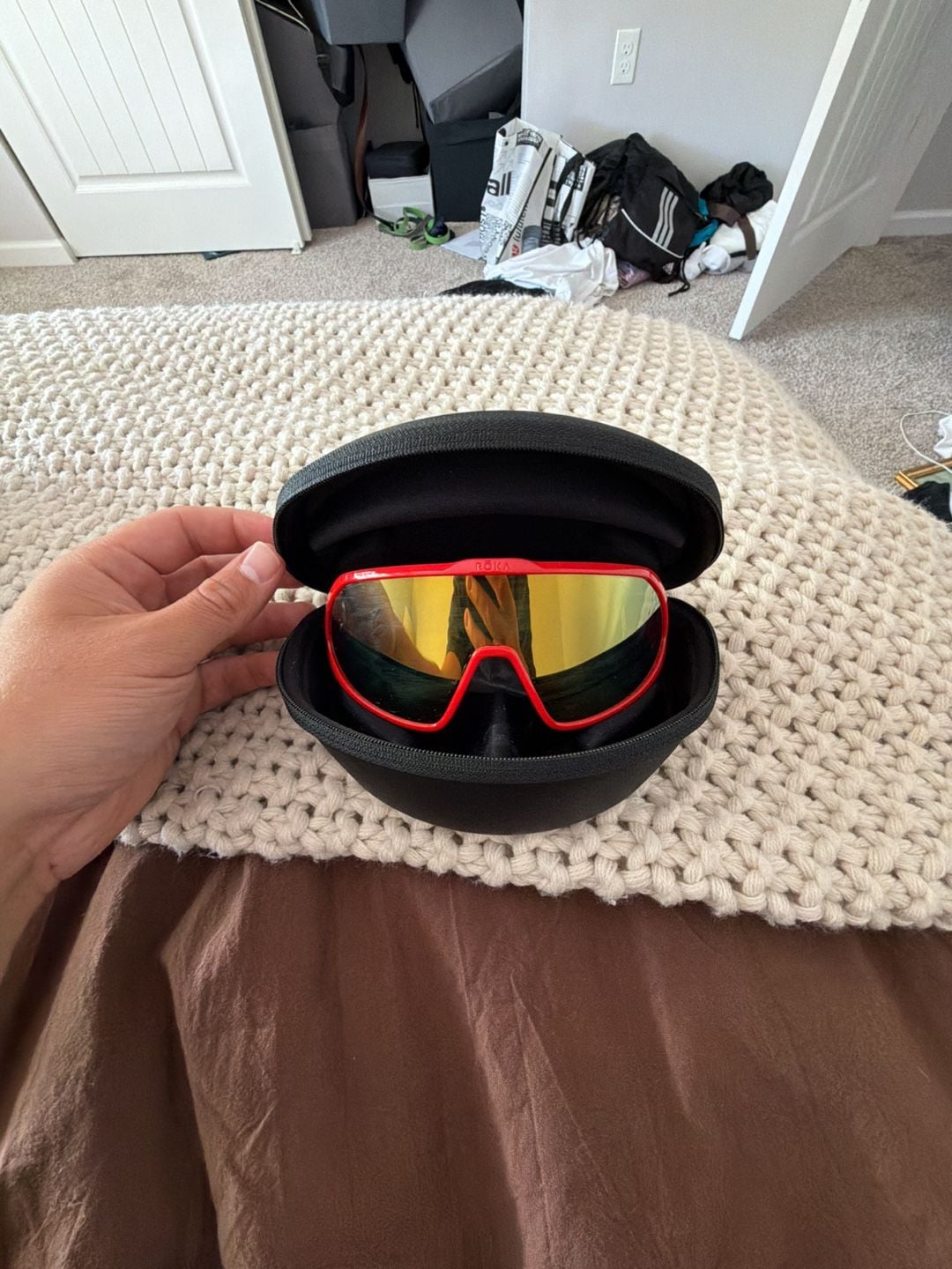 ROKA Matador Race Red Cycling Sunglasses With Case 2