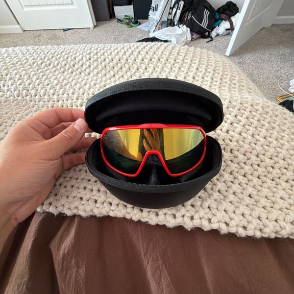 ROKA Matador Race Red Cycling Sunglasses With Case