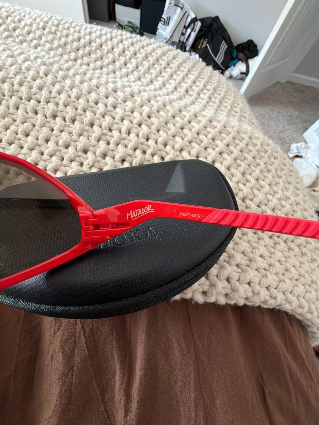 ROKA Matador Race Red Cycling Sunglasses With Case 8