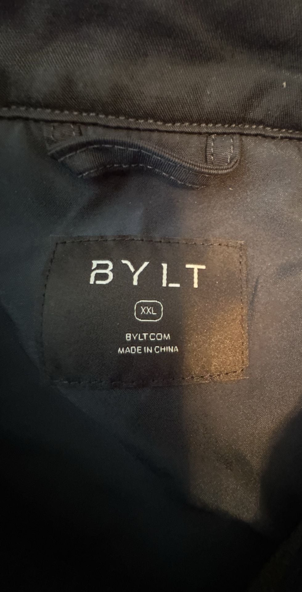BYLT Plaid Overshirt Jacket Size XXL Green Navy Buffalo Check Shacket 3