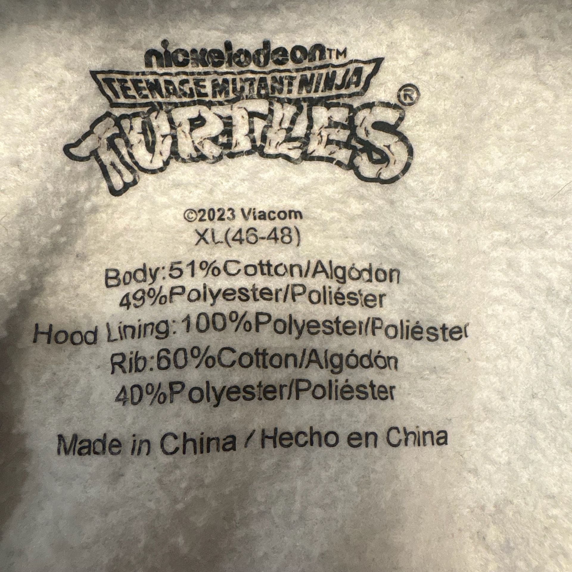 TMNT Teenage Mutant Ninja Turtles Hoodie XL Y2K 90s Retro Graphic Streetwear 10