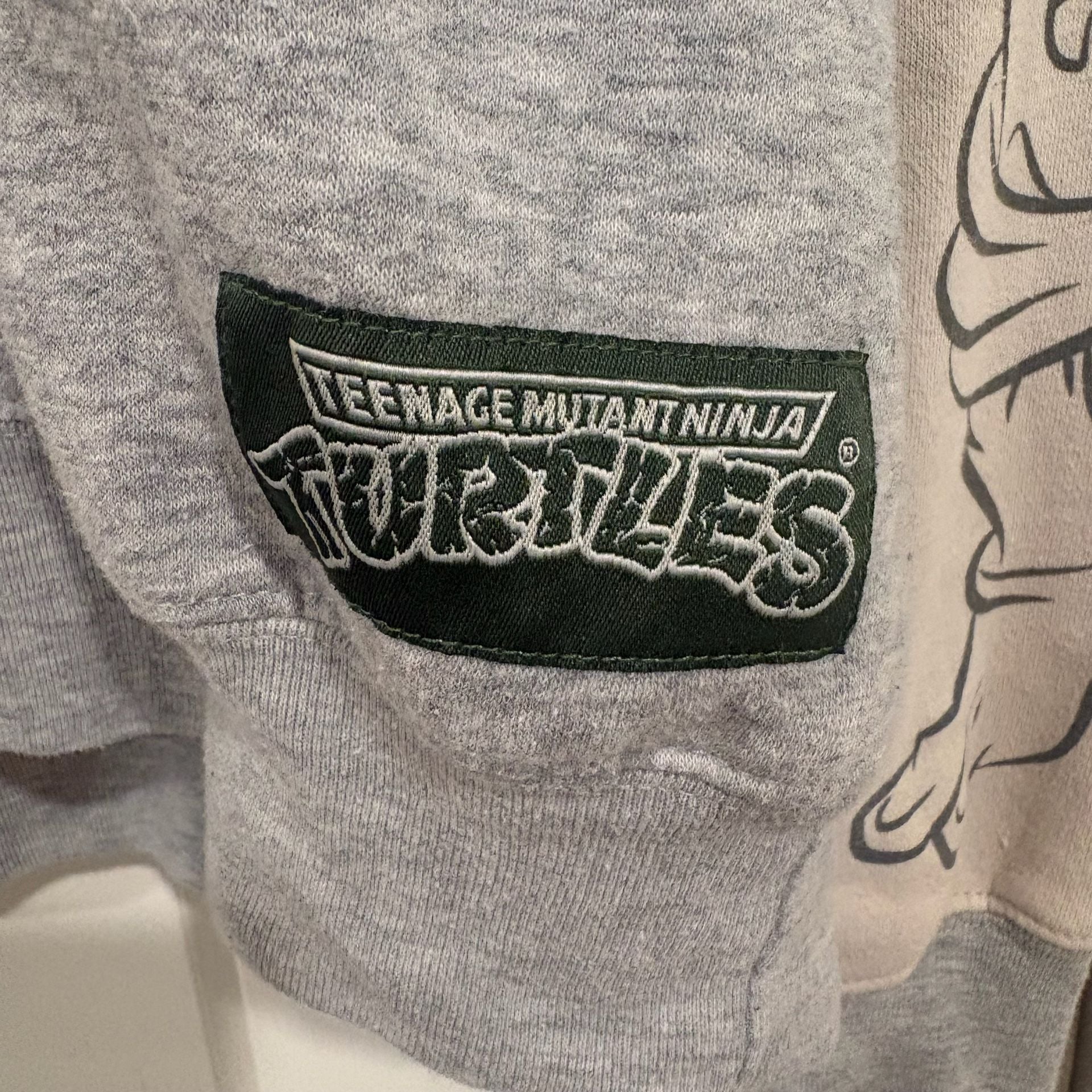 TMNT Teenage Mutant Ninja Turtles Hoodie XL Y2K 90s Retro Graphic Streetwear 12