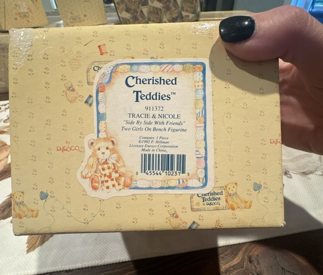 Cherished Teddies Tracie And Nicole Side By Side With Friends Figurine #726621 8