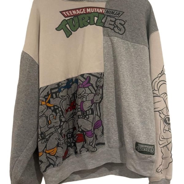 TMNT Teenage Mutant Ninja Turtles Hoodie XL Y2K 90s Retro Graphic Streetwear