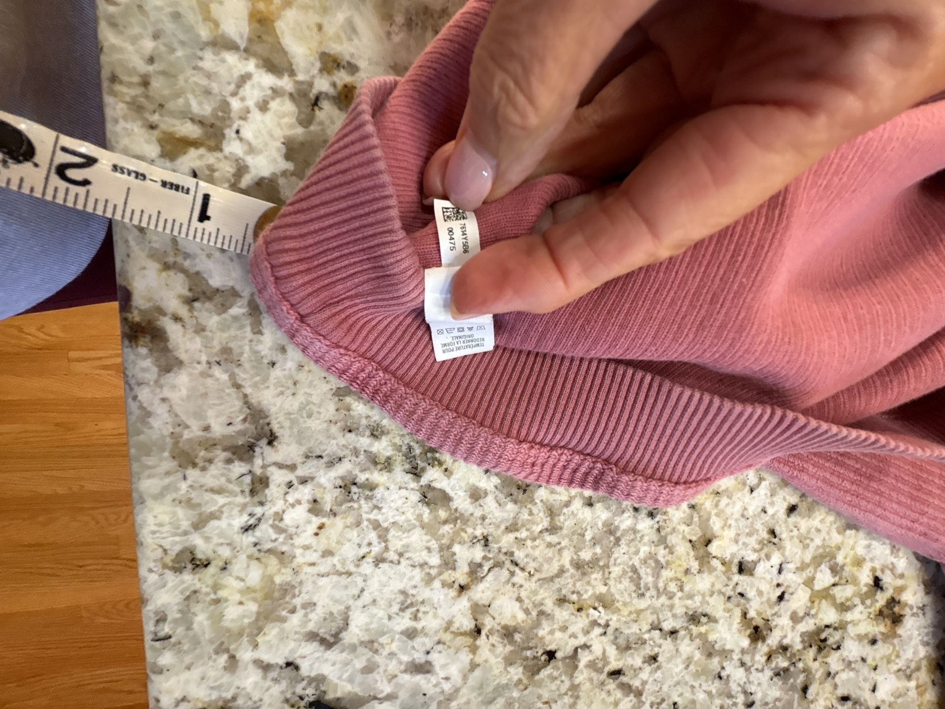 Aerie Oversized Ribbed Sweatshirt Size L Pink Long Sleeve Pullover 7