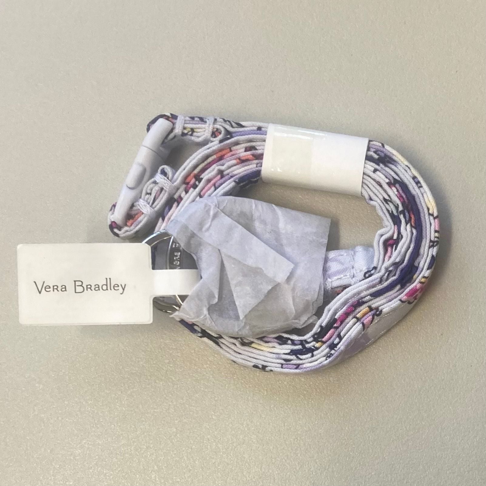 Vera Bradley Iconic Breakaway Lanyard Hummingbird Park NWT 1