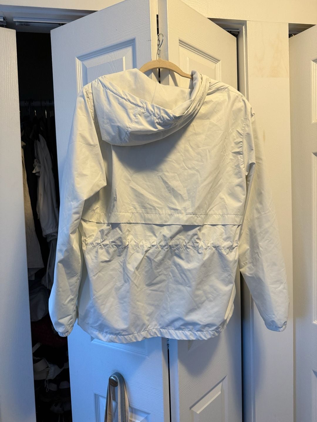 New Balance Full Zip Windbreaker Jacket White 3